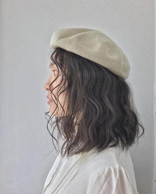 女生短髮、電棒造型、清新中短髮-(耳下肩上)