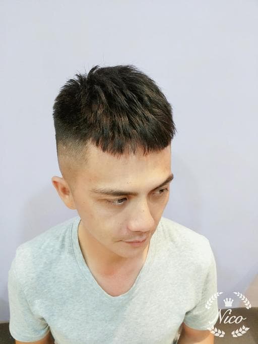 台北剪髮、男生短髮、男士漸層推