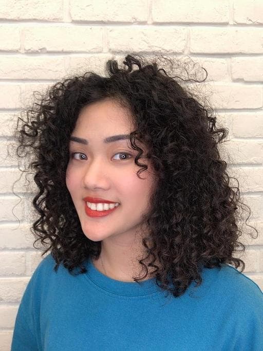 女生中長髮、歐美捲髮、女神系捲髮