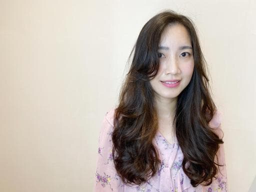 女生長髮、溫塑燙、女生燙髮