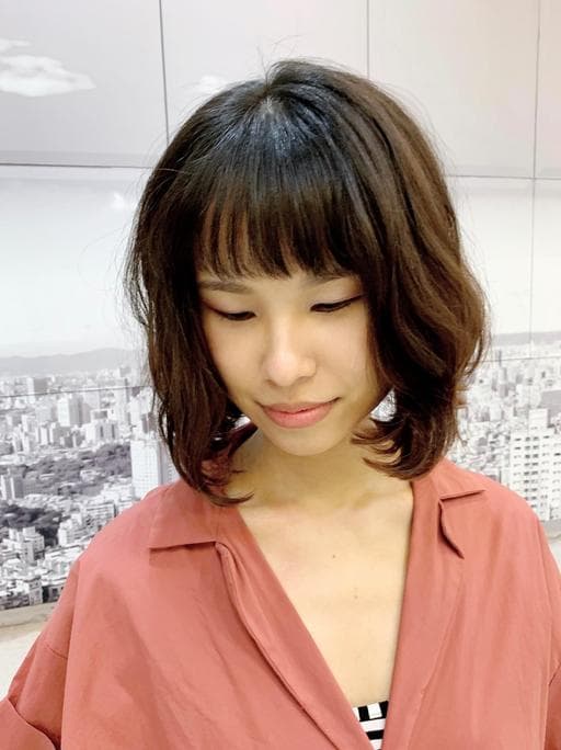 女生短髮、女生染髮、不用漂髮