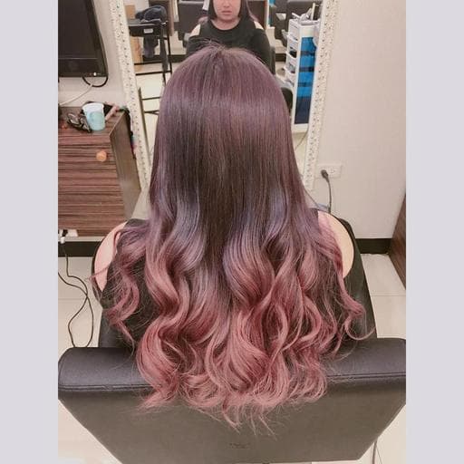 女生長髮、春天花季髮色、霧面