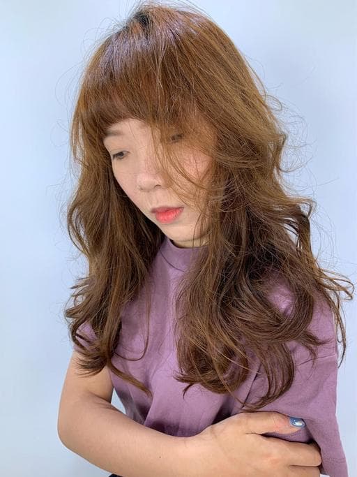 女生染燙、燙卷、微捲