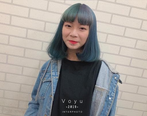 女生中長髮、漂色、女生染髮