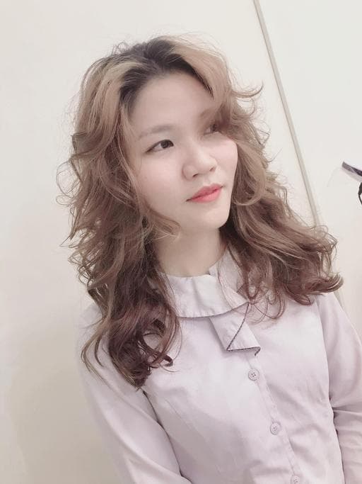 女生染燙、女生長髮、溫塑燙