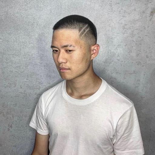 男生短髮、台中北屯、男士漸層推