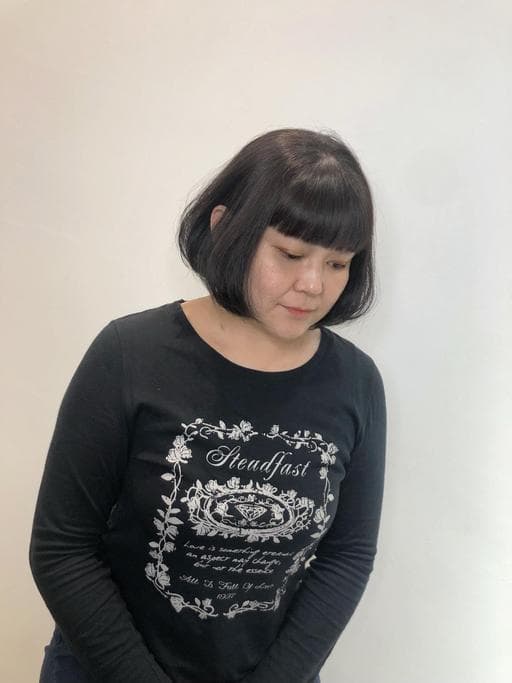 女生短髮、女生染髮、不用漂髮