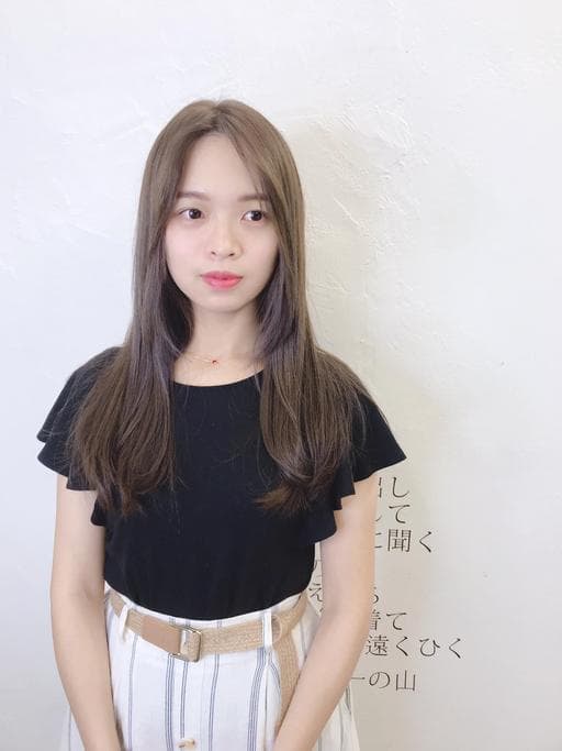 女生長髮、女生染髮、不用漂髮