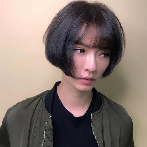 不用漂髮、女生短髮、女生短卷髮-(耳下肩上)