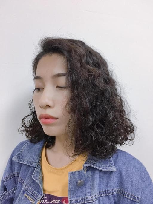女生中長髮、台北剪髮、溫塑燙