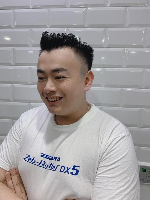 男生短髮、男士漸層推、男士逗號瀏海