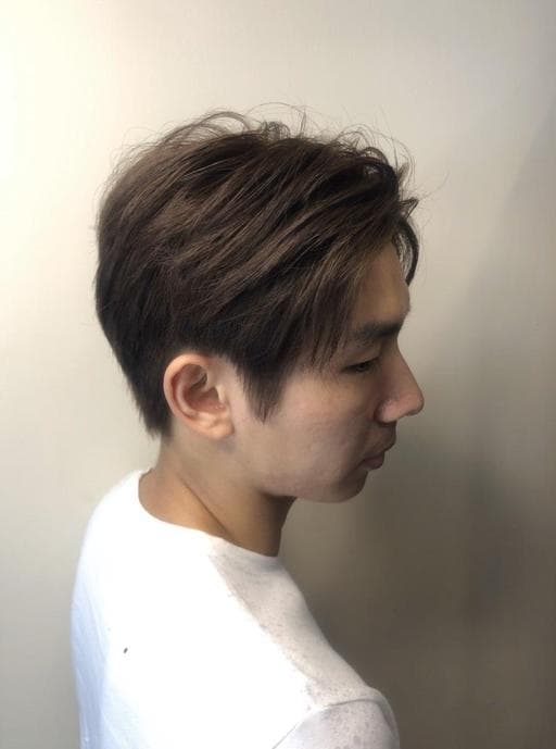 男生短髮、韓式風格、男生染髮