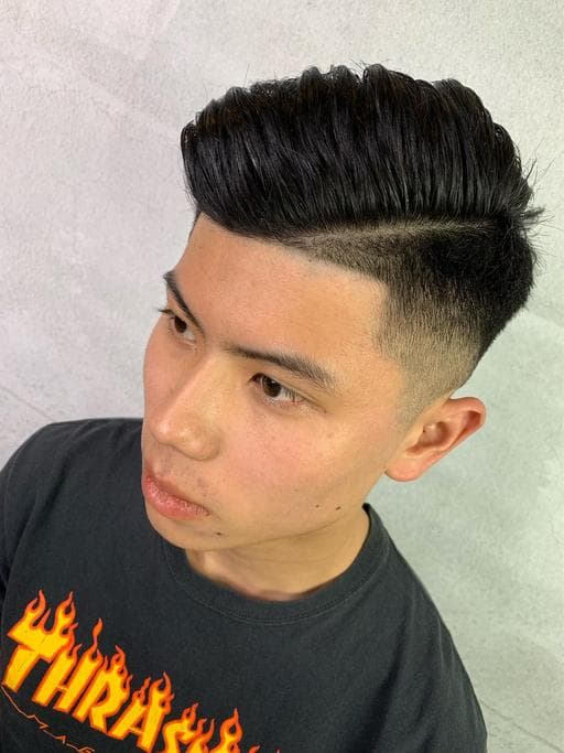 男生短髮、男生Undercut、後梳油頭