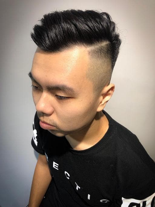 男生短髮、男生Undercut、油頭