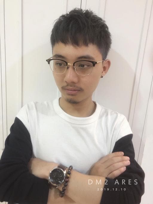 男生短髮、男生染髮、漂色