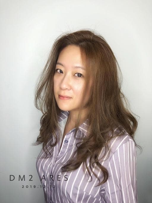 女生染燙、浪漫大卷、棕色系