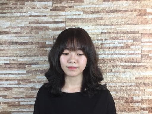 女生中長髮、女生染燙、女生染髮