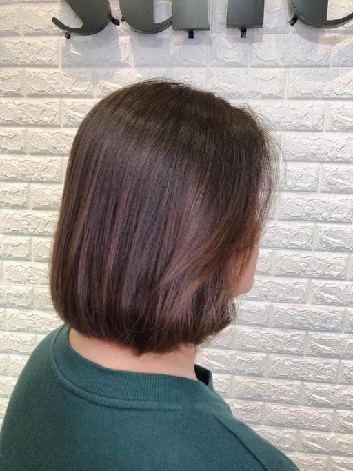 女生短髮、女生染髮、不用漂髮