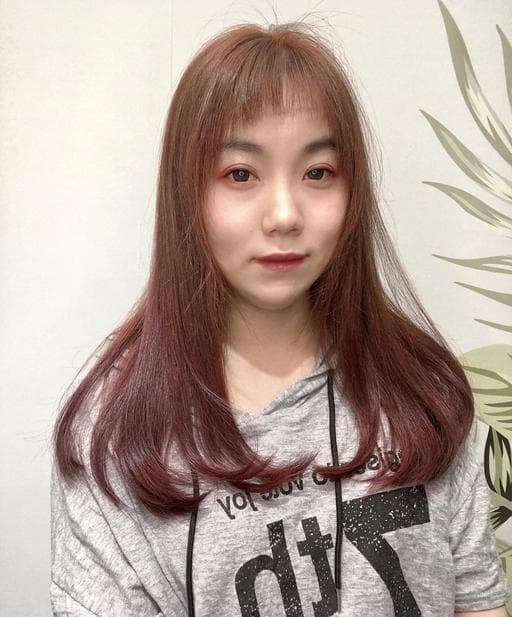 女生長髮、女生染髮、不用漂髮