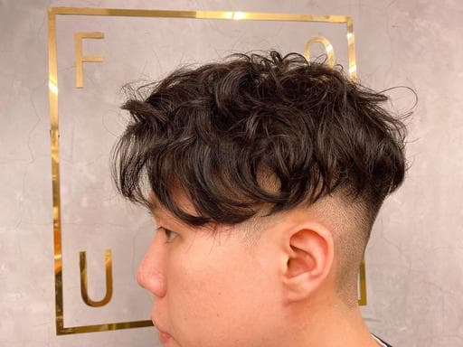 男生短髮、冷燙、男生燙髮