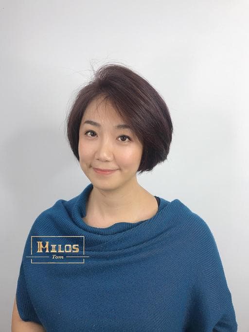 女生短髮、長瀏海、男孩風女生短髮