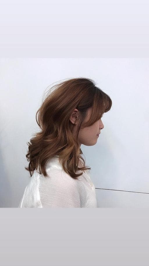 女生中長髮、女生染燙、女生染髮