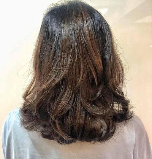 女生中長髮、女神燙髮、溫塑燙