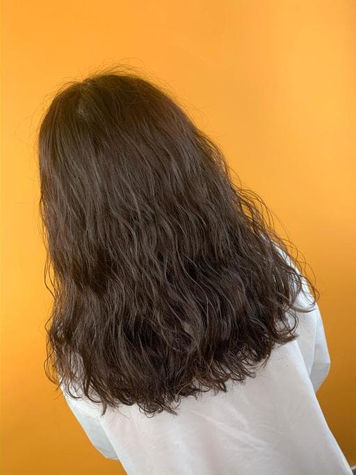 長瀏海、女生長髮、溫塑燙