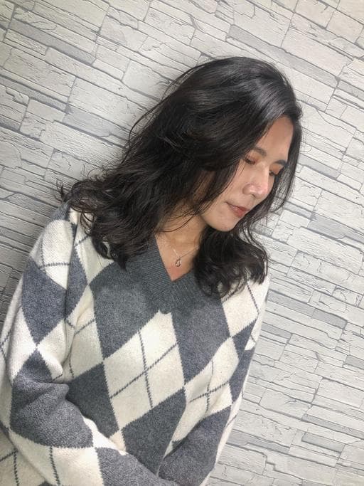 長瀏海、女生長髮、溫塑燙