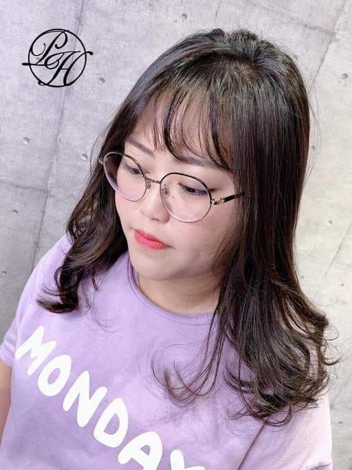 女生長髮、髮妝燙、溫塑燙