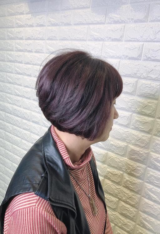 女生短髮、女生染燙、女生燙髮