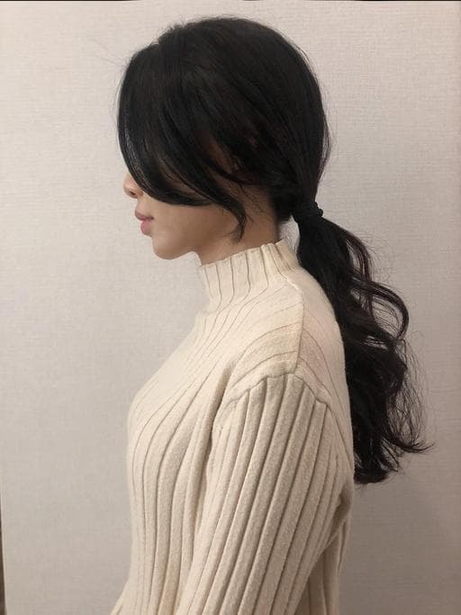 長瀏海、韓系捲度、女生長髮