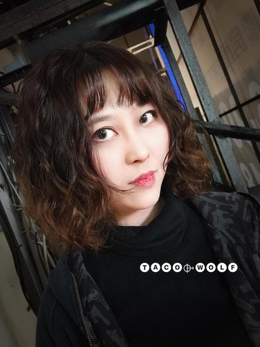 女生中長髮、溫塑燙、女生燙髮