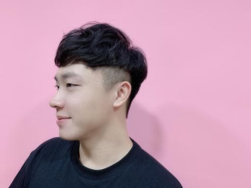 一中髮廊、男生短髮、男生卷髮