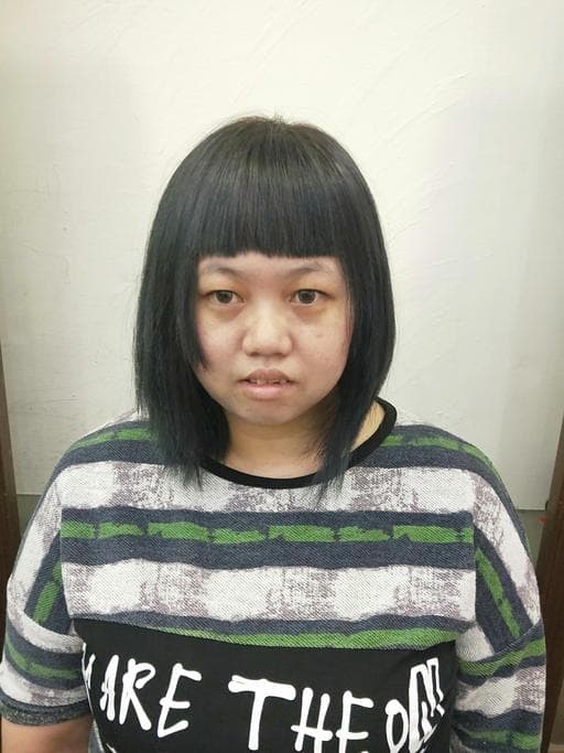 莫蘭迪髮色、圓臉、油性頭皮