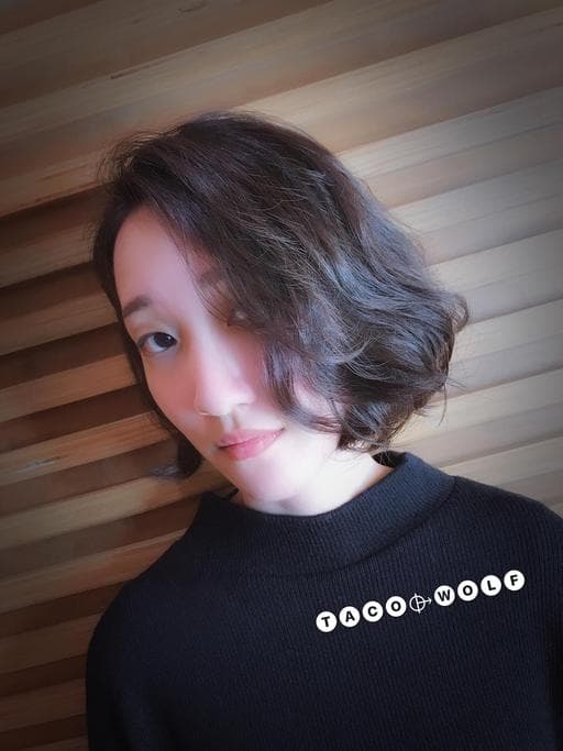女生短髮、短髮、溫塑燙