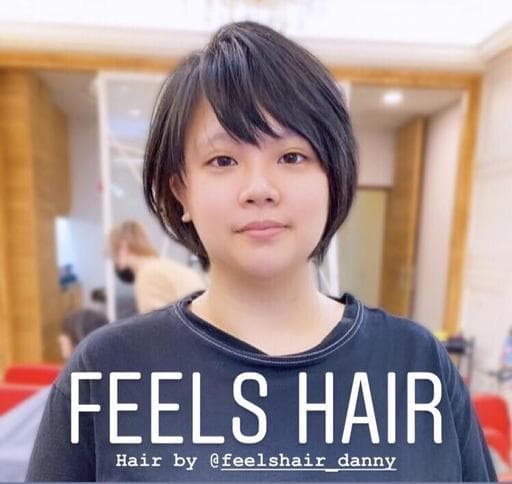 女生短髮、短瀏海、細軟髮