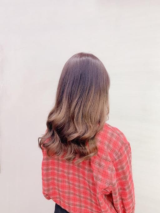 女生中長髮、漂色、韓系