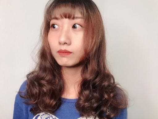 新營美都髮藝、女生長髮、溫塑燙