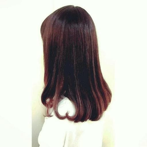女生中長髮、質感溫塑、台南