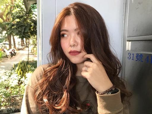 女生長髮、女生染髮、女生燙髮