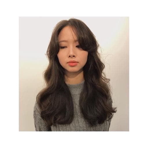 長瀏海、女生長髮、溫塑燙