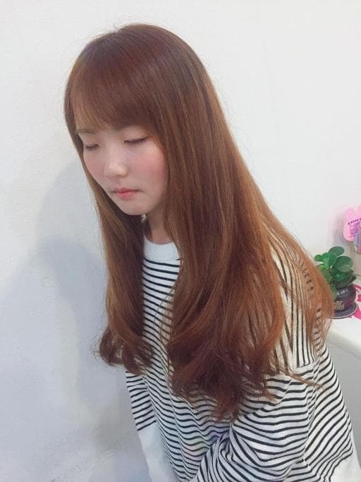 女生長髮、溫塑燙、粗硬髮