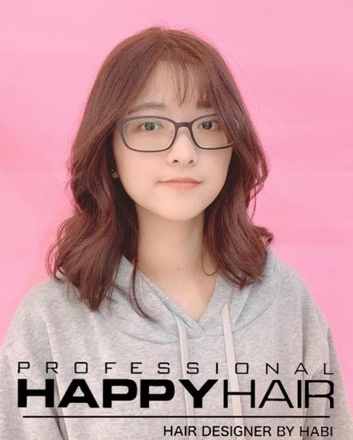 女生中長髮、韓系、女生染燙