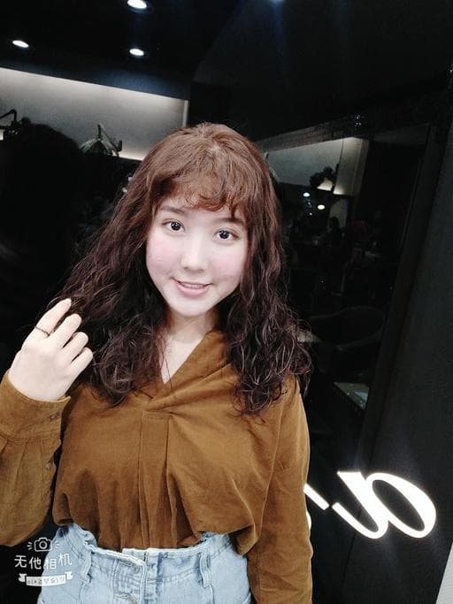 女生長髮、溫塑燙、台中燙髮