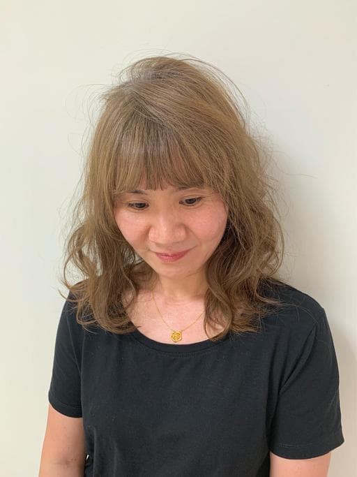 女生中長髮、苗栗剪髮