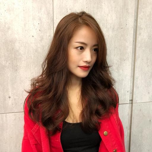 女生染燙、長瀏海、浪漫大卷