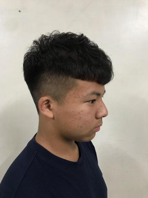 男生Undercut、男生短髮、溫塑燙