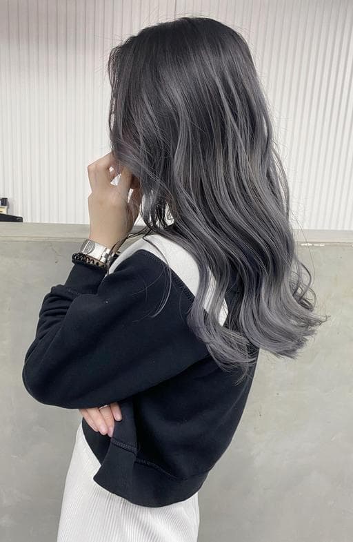 女生長髮、手刷染髮、細軟髮