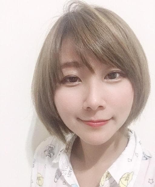 女生短髮、女生染髮、蜂蜜奶茶色